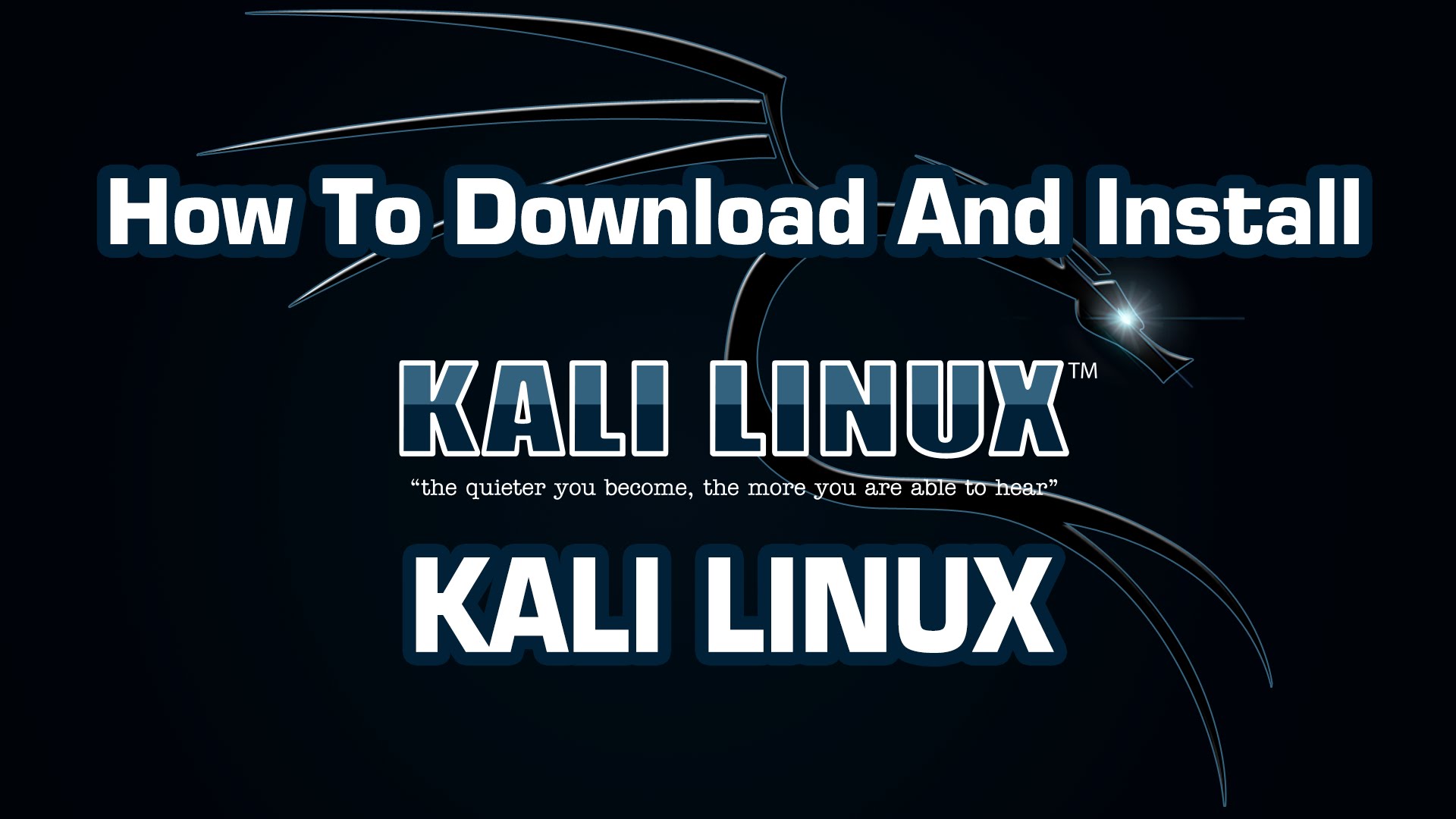 download ad install kali latest verson