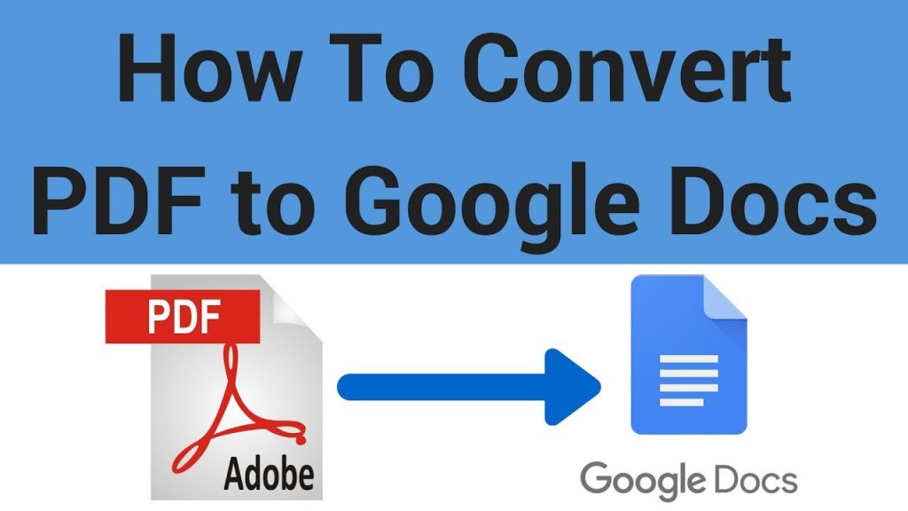 how to turn a PDF into a Google Doc 1